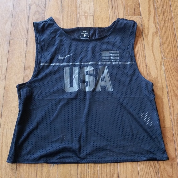 Nike Tops - Nike Dri Fit Team USA Crop Top Size Small S